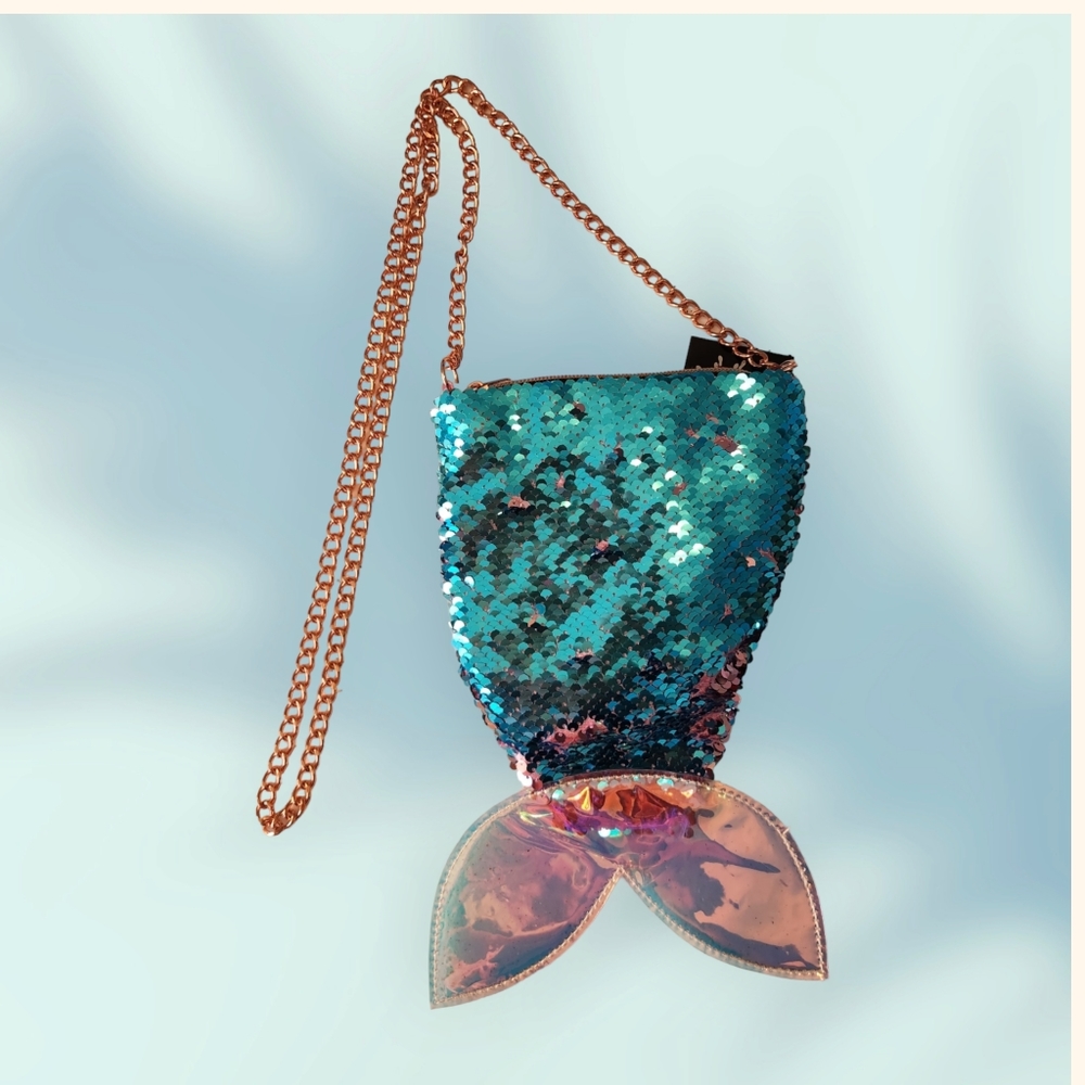 Mermaid Sequin Mini Bag 💙💜🧜‍♀️🩵🩷 - Picture 5 of 8